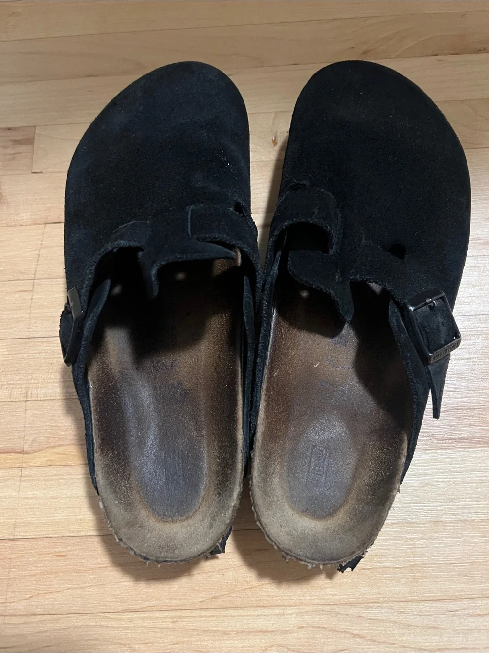 Birkenstock Boston Clogs Black Soft